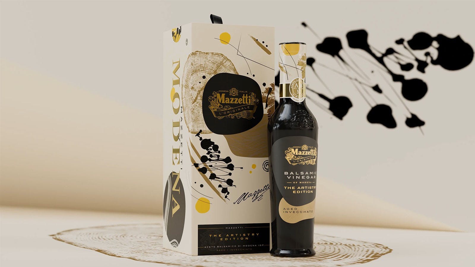 Mazzetti artistry edition pack and bottle