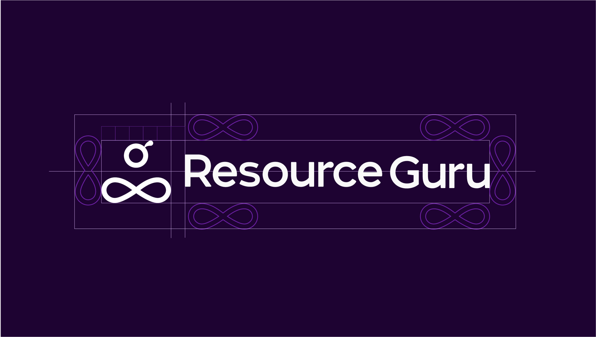 Resource Guru horizontal wordmark clear space
